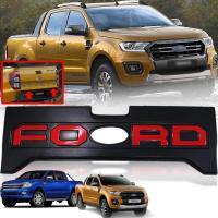 ราคา แผ่นปิดท้ายกระบะ แผ่นปิดฝากระบะท้าย เว้าโลโก้ รุ่น ฟอร์ด เรนเจอร์ FORD RANGER ปี 2012 2020 สีดำด้าน โลโก้แดง 1 ชิ้น (12046675465)