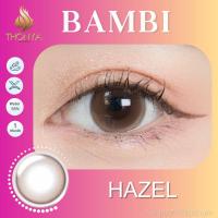 ราคา คอนแทคเลนส์ BAMBI HAZEL ยี่ห้อ KITTY KAWAII Color Gary Brown HAZEL (19155732025)