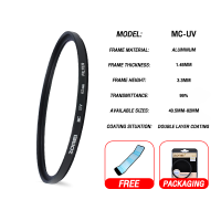 ราคา ZOMEI series lens ฟิลเตอร์เลนส์ uv filter for camera MCUV HD เลนส์กรองการส่งผ่านแสง 99 filter sony nikon canon ฟิลเตอร์เลนส์ ฟิลเตอร์ ฟิวเตอร์กล้อง camera lens filter nisi filter (20144140410)