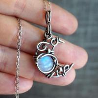 ราคา Moonstone Necklace Gift New Moonstone Necklace New Moonstone Pendant Moonstone Pendant Necklace Womens Moonstone Jewelry (20639491310)