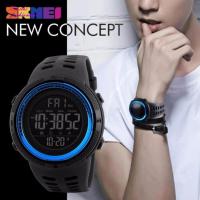 ราคา 100 ของแท้ นาฬิกาข้อมือ SKMEI Mens กีฬานาฬิกา Chronograph นาฬิกาปลุกดิจิตอลนาฬิกา50M นับถอยหลังนาฬิกาจับเวลา1251 (9871189905)