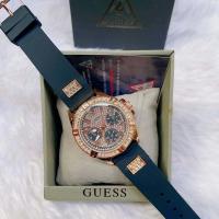 ราคา GUESS นาฬิกา ข้อมือMulti function รุ่น LEGACY สายซิลิโคน นาฬิกาผู้ชาย นาฬิกาทางการ คุณภาพสูง Gold Color ทนทาน แข็งแรง รับประกัน 6 เดือน (18085495378)