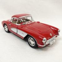 ราคา รถโมเดลเหล็ก 1957 Chevrolet Corvette kt5316 scale 1 34 บริการเก็บเงินปลายทาง (15980973917)
