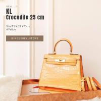 ราคา กระเป๋าหนังแฟชั่นสะพายข้าง KL 25 Crocodile (11616037899)