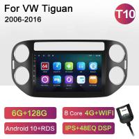 ราคา Android 10 0 car radio GPS navigation WiFi CarPlay multimedia player for VW Volkswagen Tiguan 2006 2016 DSP RDS IPS NO DVD 2din (11348076111)