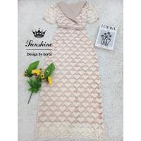 ราคา เดรสสูท งานปักลายหัวใจ Lady sunshine (21253559131)
