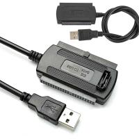 ราคา Wuyangmin สายแปลงอะแดปเตอร์ USB 2 0เป็น IDE SATA สำหรับฮาร์ดไดรฟ์2 5 3 5นิ้ว HD (12539271781)