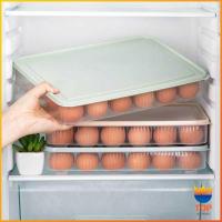 ราคา TOP กล่องเก็บไข่ ที่เก็บไข่ กันกระแทก เก็บได้24ฟอง คละสี egg storage box (11624356790)