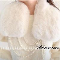 ราคา ผ้าพันคอขนเฟอร์แต่งมุก ผ้าพันคอ (16627336132)