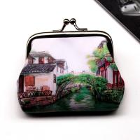 ราคา 1ชิ้นภาพวาดศิลปะ Dompet Koin ทิวทัศน์เมืองโบราณกระเป๋าสตางค์สุภาพบุรุษผู้หญิงกระเป๋าใส่เหรียญเงินกระเป๋ากระเป๋าใส่บัตรเครดิต (17354016809)