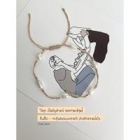 ราคา กำไลไข่มุกน้ำจืด เงินแท้ 925 Bracelet fresh water pearl (7633874645)