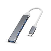 ราคา HUB USB 3 0 4 Ports Type C 3 1 External Splitter with Micro USB Port Charging ความเร็วสูง 4 พอร์ต อะแดปเตอร์ขยายฮับ USB (20905045893)