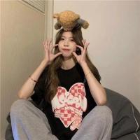 ราคา white July พร้อมส่งจากกทม มาถึงใน 3 5 วัน เสื้อ ยืด ผู้หญิง เสื้อยืดลายหมีสีชมพู โอเวอร์ไซส์ เดรสหลวม ตัวเมีย (16621833058)