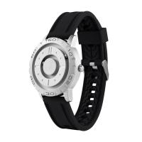 ราคา Eutour Original Iron Ball Magnetic Pointer Concept Quartz Unusual Mens Watch Fashion Rubber Strap (19467994941)