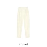ราคา KLOSET Kloset High Waist Pants PF22 P007 กางเกงขายาว กางเกงปักลาย กางเกงผู้หญิง กางเกงแฟชั่น (20346004128)