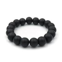 ราคา MATT ONYX นิลดำแบบด้าน เลือกขนาดเม็ดหินได้ 4 6 8 10 มม หินแห่งอำนาจบารมี นิลแท้ สร้อยข้อมือหินนำโชค by siamonlineshop (12226227799)