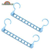 ราคา Twister ck 2ชิ้น9หลุมไม้แขวนเสื้ออเนกประสงค์เก็บตัวจัดเก็บตู้เสื้อผ้าประหยัดพื้นที่สำหรับกางเกงยีนส์เลกกิ้ง (21117883333)