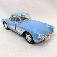 ราคา รถโมเดลเหล็ก 1957 Chevrolet Corvette kt5316 scale 1 34 บริการเก็บเงินปลายทาง (15980973914)