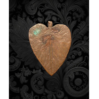 ราคา ใบโพธิ์ เนื้อทองแดง ขนาด2เซนกว่า ไม่ทราบที่ เก่ามาก 3333 (17583775560)