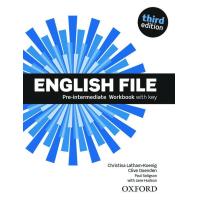ราคา Bundanjai หนังสือเรียนภาษาอังกฤษ Oxford New English File 3rd ED Pre Intermediate Workbook with Key P (19349449040)