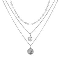 ราคา สร้อยคอ เครื่องประดับสไตล์เกาหลี สร้อยคอไข่มุก สร้อยคอผู้หญิง มินิมอล สร้อยคอแฟชั่น (20807026820)