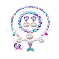 ราคา พร้อมส่งจากไทย ชุดสร้อยสำหรับเด็ก เซตสร้อยคอไข่มุก สร้อยนางเงือก (20382994023)