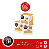 ราคา NESCAFE DOLCE GUSTO เนสกาแฟ โดลเช่ กุสโต้ แคปซูลกาแฟLATTE MACCHIATOลาเต้ มัคคิอาโต้ แคปซูลกาแฟคั่วบด 16 แคปซูล 1 กล่อง (18981477165)