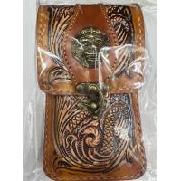 ราคา กระเป๋าใส่โทรศัพท์ กระเป๋าทรงตั้ง กระเป๋าสตางค์ตอกลาย (16419651630)