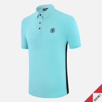 ราคา GE Golf short sleeve T shirt mens summer comfortable sports Polo shirt Golf clothing mens quick dry jersey (19302424305)