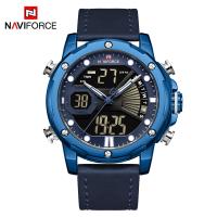 ราคา Naviforce 9172 ผู้ชายนาฬิกาหรูแฟชั่นกีฬาควอตซ์นาฬิกาข้อมือกันน้ำหนังสายนาฬิกาข้อมือ (12410305939)