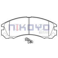 ราคา NIKOYO BRAKE ผ้าเบรคหน้า Mitsibishi Pajero 4WD 1986Pajero 4WD V6 1990 เบรคเซรามิค รับประกันสินค้า3เดือน จัดส่งฟรี N5110 N5112 (11095202439)