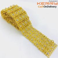 ราคา จัดส่งทันที เครื่องประดับไทย ห่วงโซ่เข็มขัด เข็มขัด สำหรับชุดไทย เข็มขัด ออเจ้า ลายไทย สายเข็มขัด belt (20856303025)