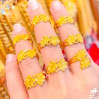 ราคา แหวนทองคำแท้ครึ่งสลึง 1 9 กรัม ลายใบมะกอก การันตีทองคำแท้ 96 5 ขายได้ จำนำได้ มีใบรับประกันสินค้า (19585326853)