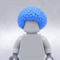 ราคา ? ? ? ? ? ? ? ? ? Blue Afro Hair HAIR LEGO Minifigures Authentic เลโก้แท้ (19299615309)