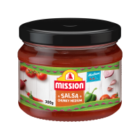 ราคา มิชชัน ซอส ซัลซา เผ็ดกลาง 300 กรัม Medium Chunky Salsa Dip Sauce 300g Mission brand (20487072317)