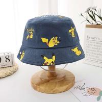 ราคา ปิกาจูน่ารักสำหรับเด็กลายพิกาจูหมวกบังแดดหมวกชาวประมงบางการ์ตูน Pikachu สร้างสรรค์หมวกของขวัญเด็ก (19078850765)