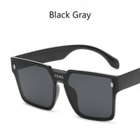 ราคา แว่นกันแดดทรงเหลี่ยมแฟชั่นวินเทจกรอบใหญ่สำหรับผู้หญิงและผู้ชาย (18577932919)