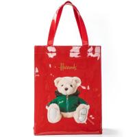 ราคา Harrods กระเป๋าช้อปปิ้งกันน้ำตุ๊กตาหมีสีเขียวผู้หญิงกระเป๋าถือลายตัวอักษรอังกฤษที่มีชื่อเสียง (18819561848)