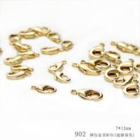 ราคา เข็มกลัดกุ้งก้ามกรามที่เต็มไปด้วยสีทอง14K หัวเข็มขัดสปริง Q หัวเข็มขัดแบบกลัดล็อกกำไล DIY หัวเข็มขัดแบบกลัดล็อกอุปกรณ์ตกแต่งสร้อยคอ (21042678722)
