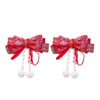 ราคา X z moonlighligh ปิ่นปักผมมีพู่สำหรับเด็กปีใหม่กิ๊บติดผมสีแดงขนาดใหญ่รูปเจ้าหญิงกิ๊บติดผมโบว์ติดผมเครื่องประดับผม (20798257490)