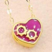 ราคา สร้อยคอจี้ัหัวใจลงยา ทองคำแท้ 99 99 24K น้ำหนักทอง 0 6 กรัม มีใบรับประกันสินค้า ขายได้ จำนำได้ จัดส่งฟรี (7748614189)