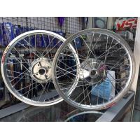 ราคา ชุดล้อ อลูมิเนียม ใส่ HONDA ดรีม100 สมาย ดรีม ท้ายมน C70 C 700 C90 Dream Excel วงล้อ เกรดดี ดุมเงา พร้อมขึ้นซี่ลวดชุบเส้นใหญ่อย่างดีล้อหน้าและล้อหลัง (18890529638)