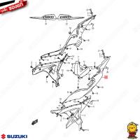 ราคา ชุดสี FRAME แท้ Suzuki GSX R150 2017 สีดำ (11164850468)