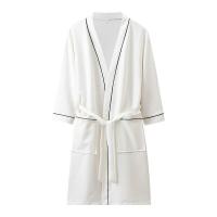 ราคา ชุดคลุมอาบน้ำผ้าคอตตอนเนื้อเรียบคอวีสำหรับผู้หญิงชุดนอนใส่สบายสไตล์ญี่ปุ่นคู่รักเสื้อคลุมมีสไตล์กิโมโนสุดชิค (19897830788)