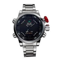 ราคา WEIDE 威得 2309 รุ่นระเบิดกีฬากลางแจ้งเดินป่ากันน้ำนาฬิกา LED นาฬิกาควอตซ์ (14800418816)