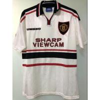 ราคา Top quality 1998 1999 Manchester United retro away soccer jerseys 9900 (19807821349)