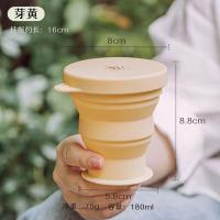 ราคา ถ้วยพับมินิถ้วยพับได้ซิลิโคนถ้วยชาพกพากลางแจ้งกาแฟแก้วดื่มแบบยืดหดได้พร้อมฝาปิด (19962651728)