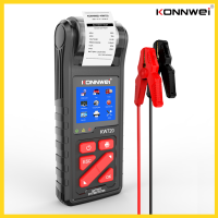 ราคา KONNWEI เครื่องทดสอบแบตเตอรี่รถยนต์ KW720พร้อมเครื่องพิมพ์แบบรวม6V 12V 24V เครื่องมือสแกนทดสอบการหมุนและการระบบชาร์จที่ทดสอบความจุแบตเตอรีสำหรับรถบรรทุกรถจักรยานยนต์รถยนต์ (17466896506)