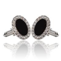 ราคา Hot Selling Fashion French Cufflinks Mens Shirt Rhinestone Cufflinks Fashion Round Cufflinks Mens Gifts (8148119798)