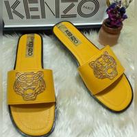 ราคา รองเท้าแตะ แบบสวม ส้นแบน ไซส์ 36 45 Bigsize ลายเสือ KenZo รองเท้าผู้หญิง แฟชั่น สีสวย มีสไตล์ คะ (3442768616)